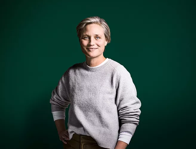 Billedet viser projektleder Tine Nørholm Larsen