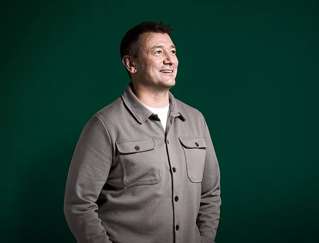 Billedet viser backboneleder Claus Julius