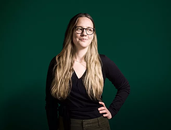 Billedet viser kommunikationskonsulent Pernille Kjeldtoft Alpin